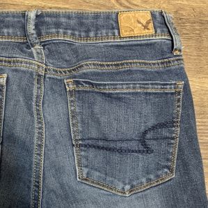 American Eagle Womens Blue Super Skinny Size 6 Reg 26" inseam